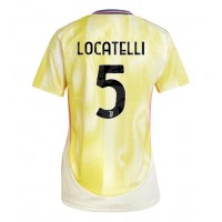 Juventus Manuel Locatelli #5 Vonkajší Ženy futbalový dres 2024-25 Krátky Rukáv